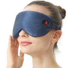 Heated Eye Mask Cordless Dry Eyes Relief Warm Compress Washable Rechargeable