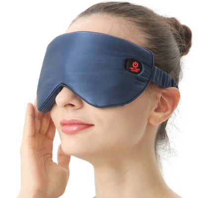 Heated Eye Mask Cordless Dry Eyes Relief Warm Compress Washable Rechargeable