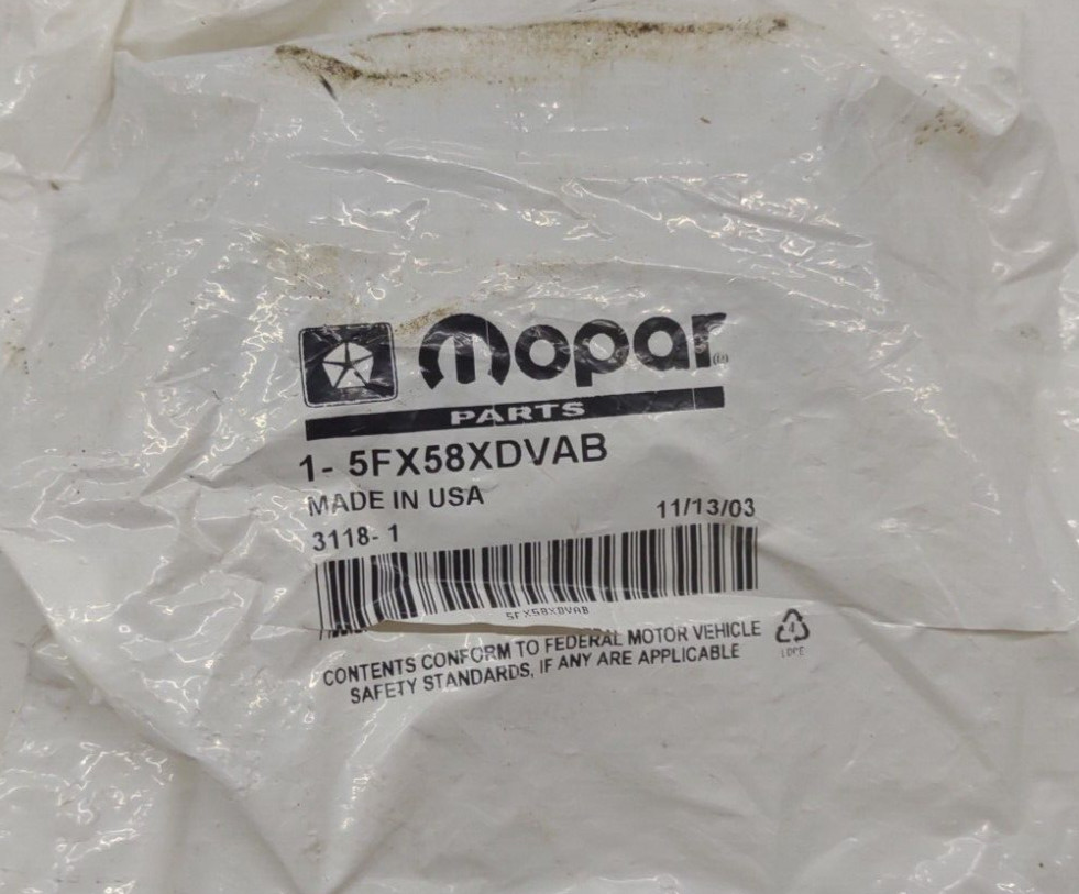 Mopar 5FX58XDVAB Dodge Chrysler OEM Instrument Panel Dash Outlet Assembly F5A