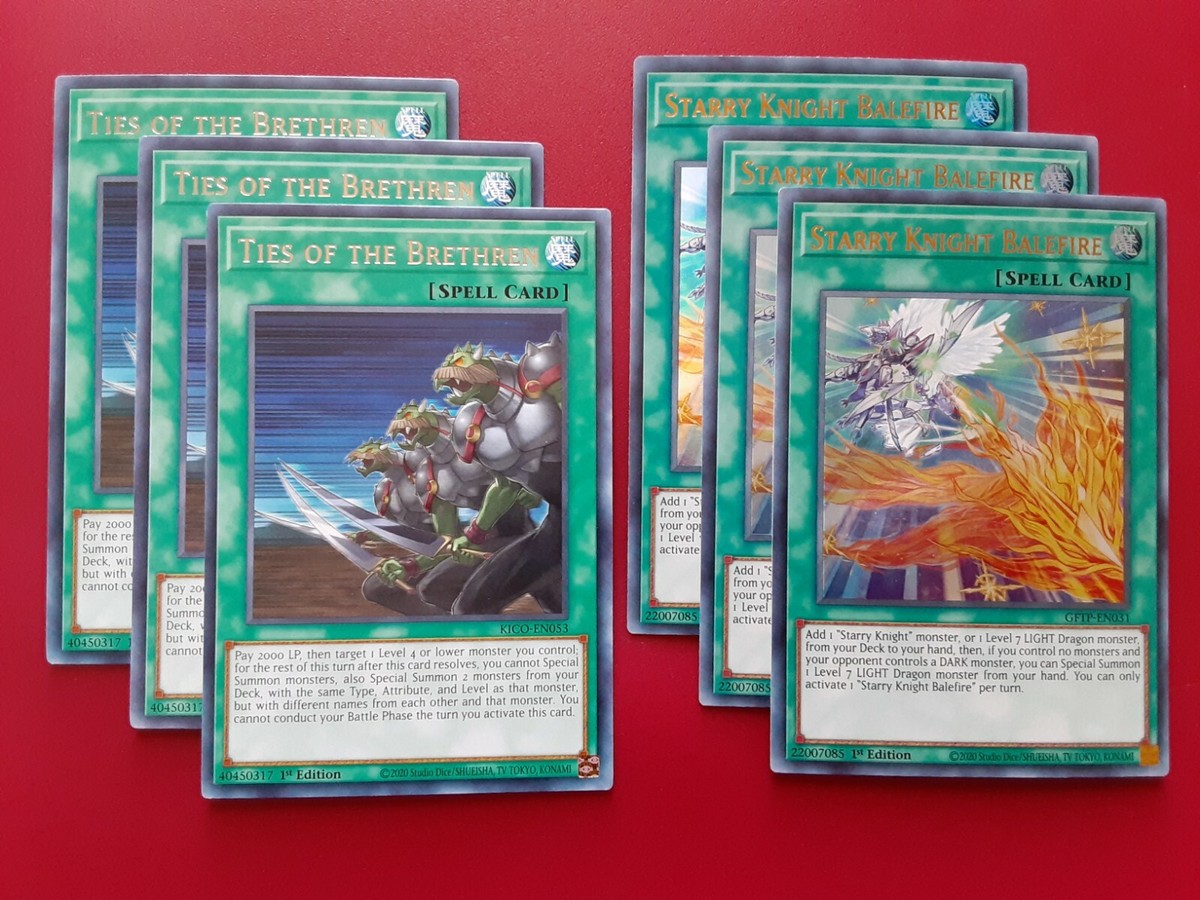 Yugioh Starry Knight Deck 43 Cards Night Dragon Complete Budget Tournament  Ready | eBay