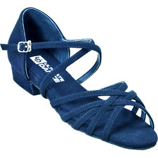 Ultimate Swinger Dance Shoe - Navy Blue Microsuede