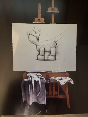 Doug Hyde Original ''Das verlorene Rentier''