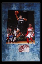 GFA Minnesota Timberwolves *RICKY RUBIO* Unterschriebene 16x20 Foto COA