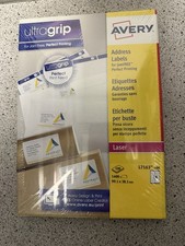 Avery Address Labels Laser 14 Per Sheet L7163-500 Ultragrip
