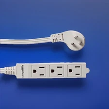 2 Pack Amazon Basics 3ft Extension Cord Indoor Power Cable For Christmas Lights