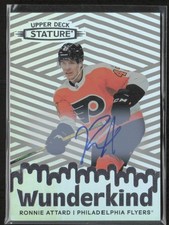 2022-23 UD Stature Ronnie Attard W-38 Wunderkind Auto