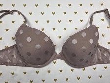 Victorias Secret PINK Polka Dot 32C Wear Everywhere T Shirt Bra