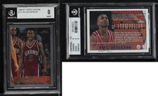 1996-97 Topps Chrome Allen Iverson #171 BGS 8 Rookie RC HOF
