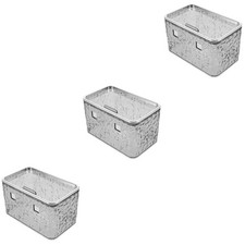 Grey Pet Plastic Tissue Box Holder Wall Mount for Bathroom and Kitchen