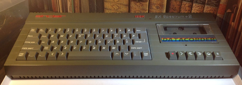 Vintage Sinclair ZX 128K Spectrum +2 Computer Grey Model UNIT ONLY Spares Repair