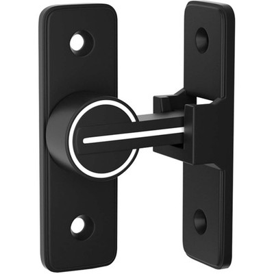 Sliding Door Lock 90 Degree Deadbolt Lock Black Luminous Door Bolt Sliding Do...