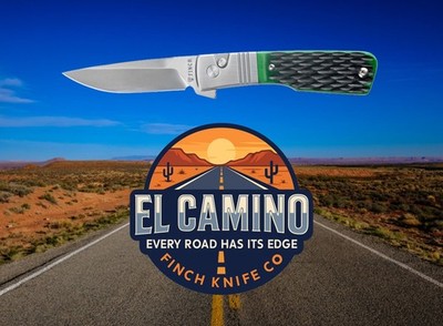 FINCH KNIFE CO - ''EL CAMINO'' 3.5'' CLOSED LENGTH - 3 HANDLE COLORS