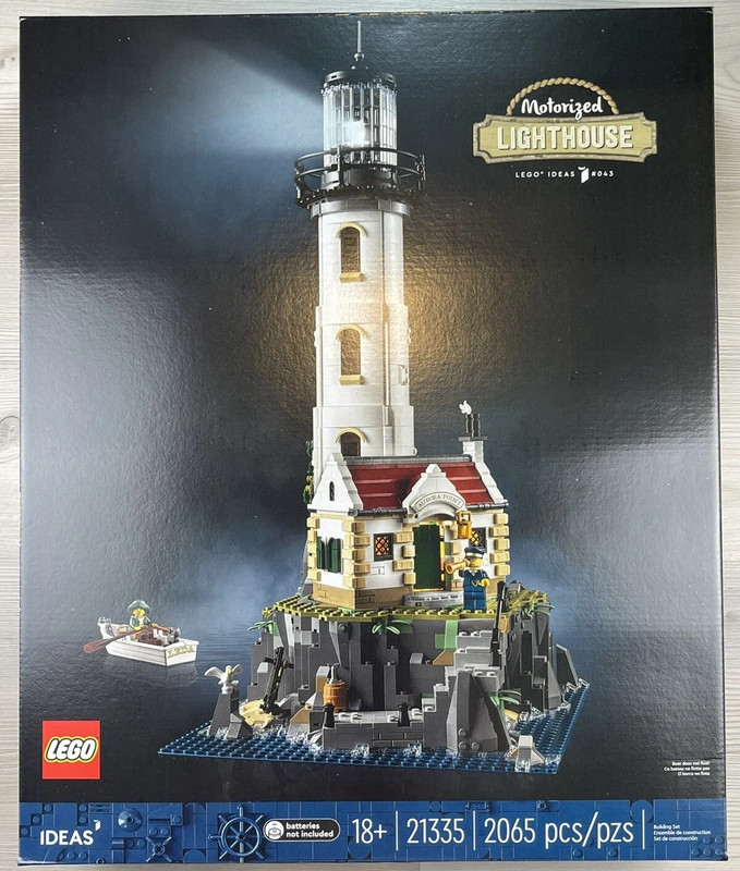 Lego 21335 Motorised Lighthouse 2065pcs Ideas Set SEALED Collector No Tariffs US