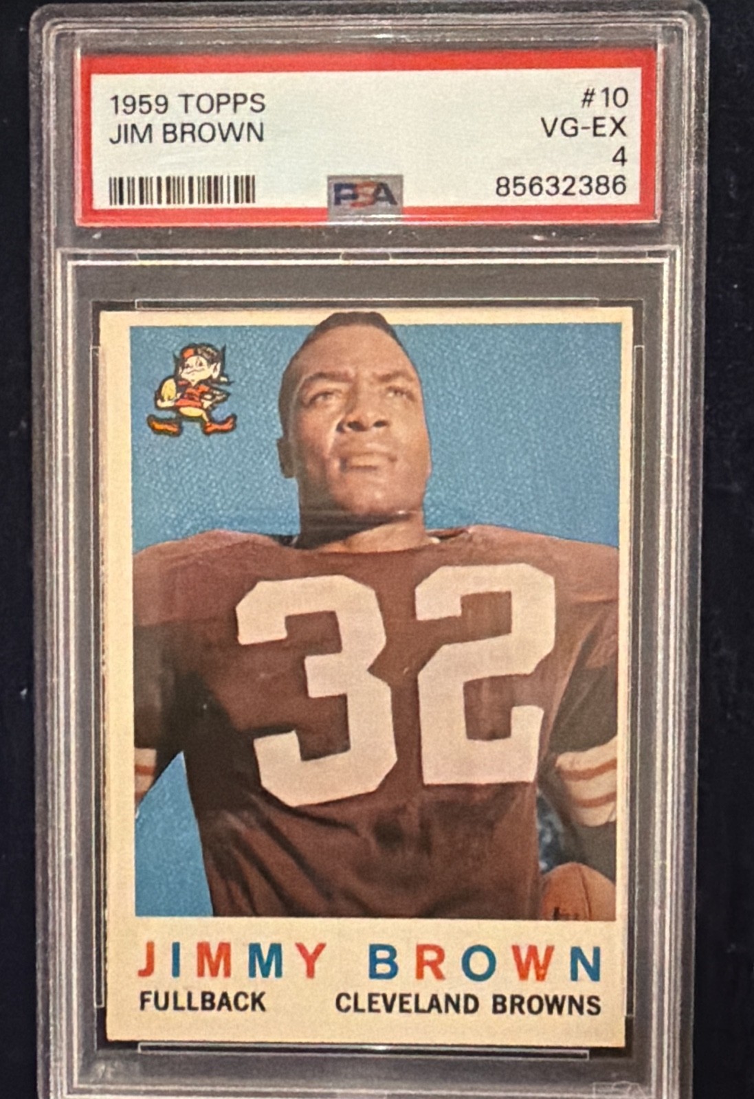 1959 Topps - Jim Brown #10 w/ Partial 1959 Set