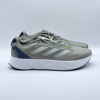 adidas Duramo SL M Gray/White/Navy Low Top Lace Up Running Sneakers