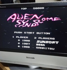 Famicom software Alien Syndrome