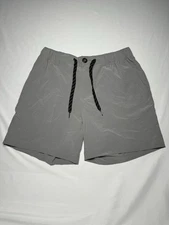 Chubbies Men’s Hybrid Gray Shorts The Weekend Has Arrived 6” Reg Fit Size M