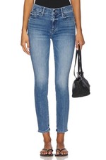 Mother The Looker Ankle Womens Blue Stretch S...