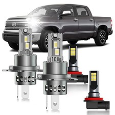 for 2014-2021 Toyota Tundra Fog Lights Bulbs Combo, 4pcs Super Bright White D...
