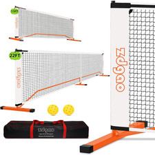 22FT Portable Pickleball Net Set with Balls Carry Bag for Indoor/Outdoor Fun