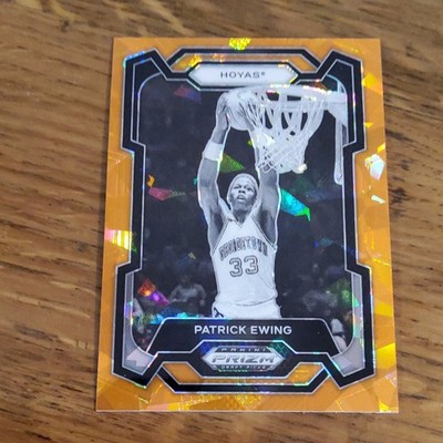 2024 Panini Prizm Draft Picks Patrick Ewing #20 Orange Wave Prizm Hoyas