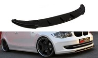 Maxton Design Frontlippe Passend FüR BMW 1Er E81 / E87 FL Schwarz Hochglanz