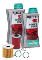 kmx24 ÖLwechsel Set Passt An KTM EXC SX SXC SC ÖLfilter+Motorex Powersynt 10W50