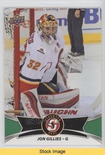 2016-17 Upper Deck AHL SP Green Jon Gillies #114 READ 0k2m