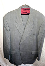 HUGO JAMES PREMIER COLLECTION Men’s Wool Blend Two Piece Suit