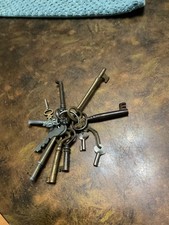 antique skeleton keys lot of 11