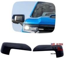 Mirror Cover Caps Compatible with GMC 2019-2025 Chevy Silverado 1500 and Black