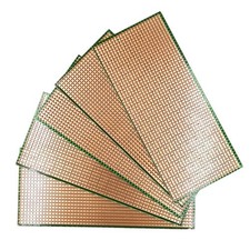 YUNGUI 6.5 X 14.5cm Veroboard Stripboard,5 Pieces DIY Weld Prototype Copper...