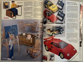 Vintage 1987 JCPenney Christmas Catalog Book Toys NES Transformers Barbie LEGO