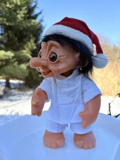 DAM Vintage BIG -NOSE FOREST TROLL GIRL. Denmark