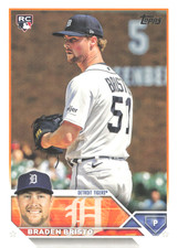 2023 Topps Update Series - Braden Bristo #US282 (RC) Tigers