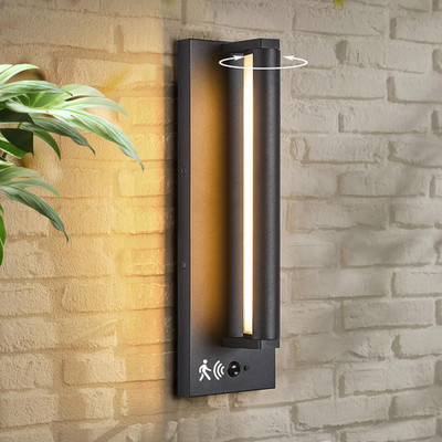 Smart PIR Motion Sensor LED Wall Light - 3 Modes, IP65 Waterproof, Adjustable Be