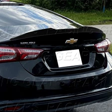 W-POWER PEARL BLACK V-STYLE REAR TRUNK LID SPOILER WING FIT 16-24 CHEVY MALIBU