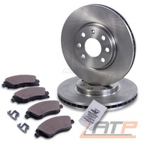 Bremsscheiben BelÜFtet + BremsbelÄGe Vorne FÜR Opel Combo Corsa C Meriva Tigra