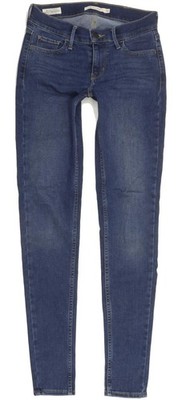 Levi's 710 Super Damen Jeans blau Skinny Slim Stretch W25 L30 (96641)