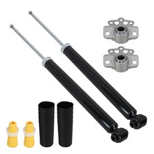 2x Stossdämpfer +Domlager +Staubmanschetten Hinten for Fiat Punto/OPEL Corsa D