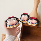 Cute 3D Chubby Girl Silicone Protective Case For AirPods 1 2 3 4 Pro 2 Pro 3