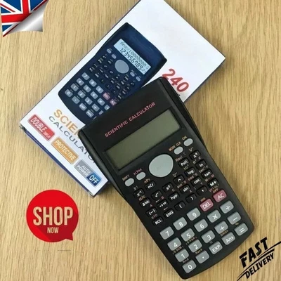 SFK SCIENTIFIC CALCULATOR ELECTRONIC OFFICE 12 DIGITS SCHOOL EXAMS GCSE WITH UK.