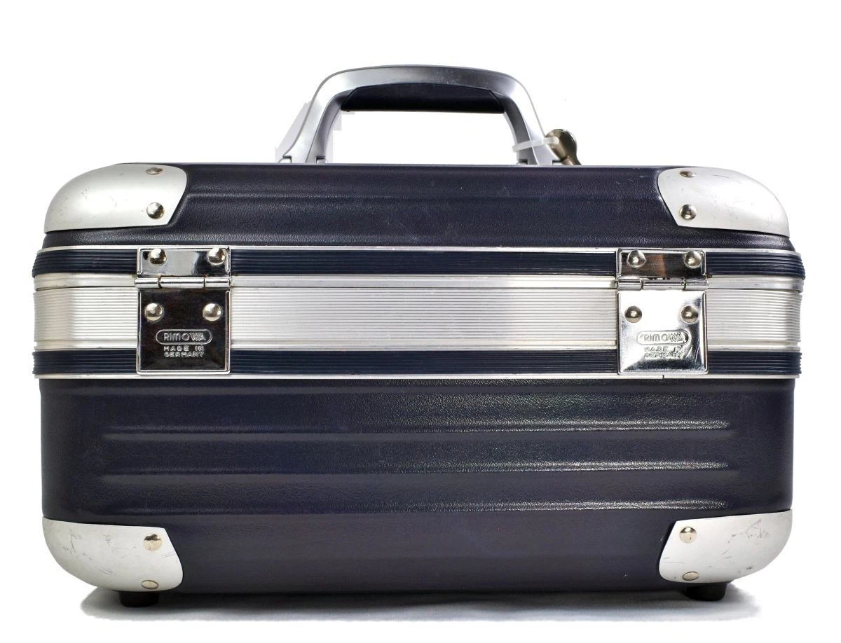 RIMOWA Limbo Beauty Case Night Blue Luggage w/ Lock Travel