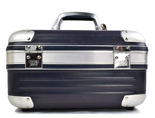 RIMOWA Limbo 814.38 Beauty Case Night Blue Luggage w/ Lock Travel Cosmetic Bag - Picture 1 of 11