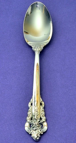 Wallace Grande Baroque U.S.A. Sterling Silver Tea Spoon No Monogram 6 1/8"