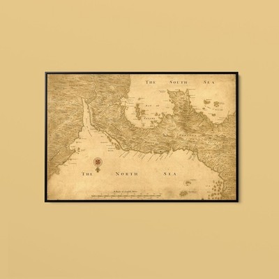 Maps - Isthmus of Panama From Cartagena to Nicaragua Showing Both Coasts - Print