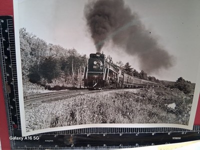 CANADIAN NATIONAL RAILROA 4-8-2 LOKOMOTIVEN #6167 AUSFLUGSZUG ORIG S/W FOTO