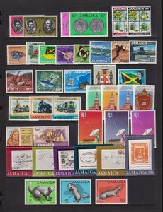 Jamaica - 10 Mint, NH sets, cat. $ 31.55