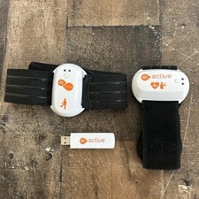 Wii EA Sports Active 2 sensore di movimento fasce fitness polso e caviglia con dongle