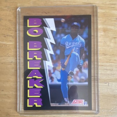 Score 1991 Bo Breaker Bo Jackson Kansas City Royals Base Set Card #773
